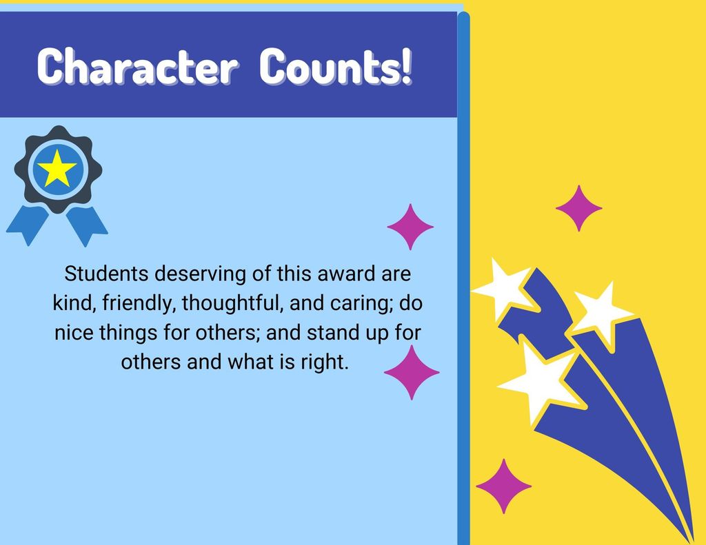 Character Counts Award